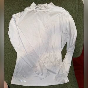 Under Armour White Long Sleeve Tee